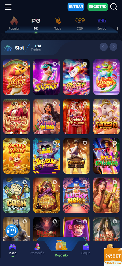 Prêmios Jogos 945bet.com